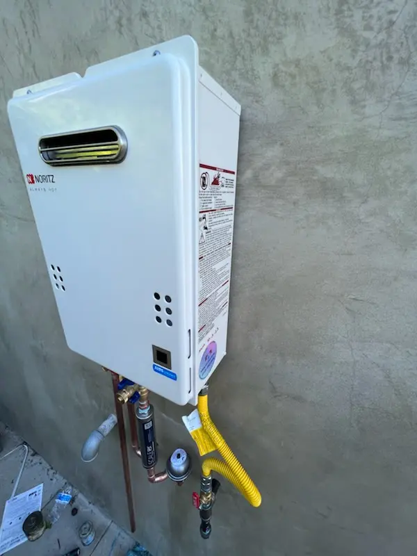 Tankless water heater installation for Lake Belvedere Estates homes